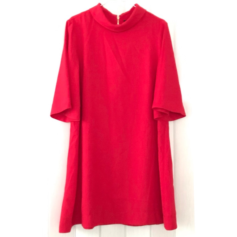 River Island Foldover Collar Trapeze Dress
